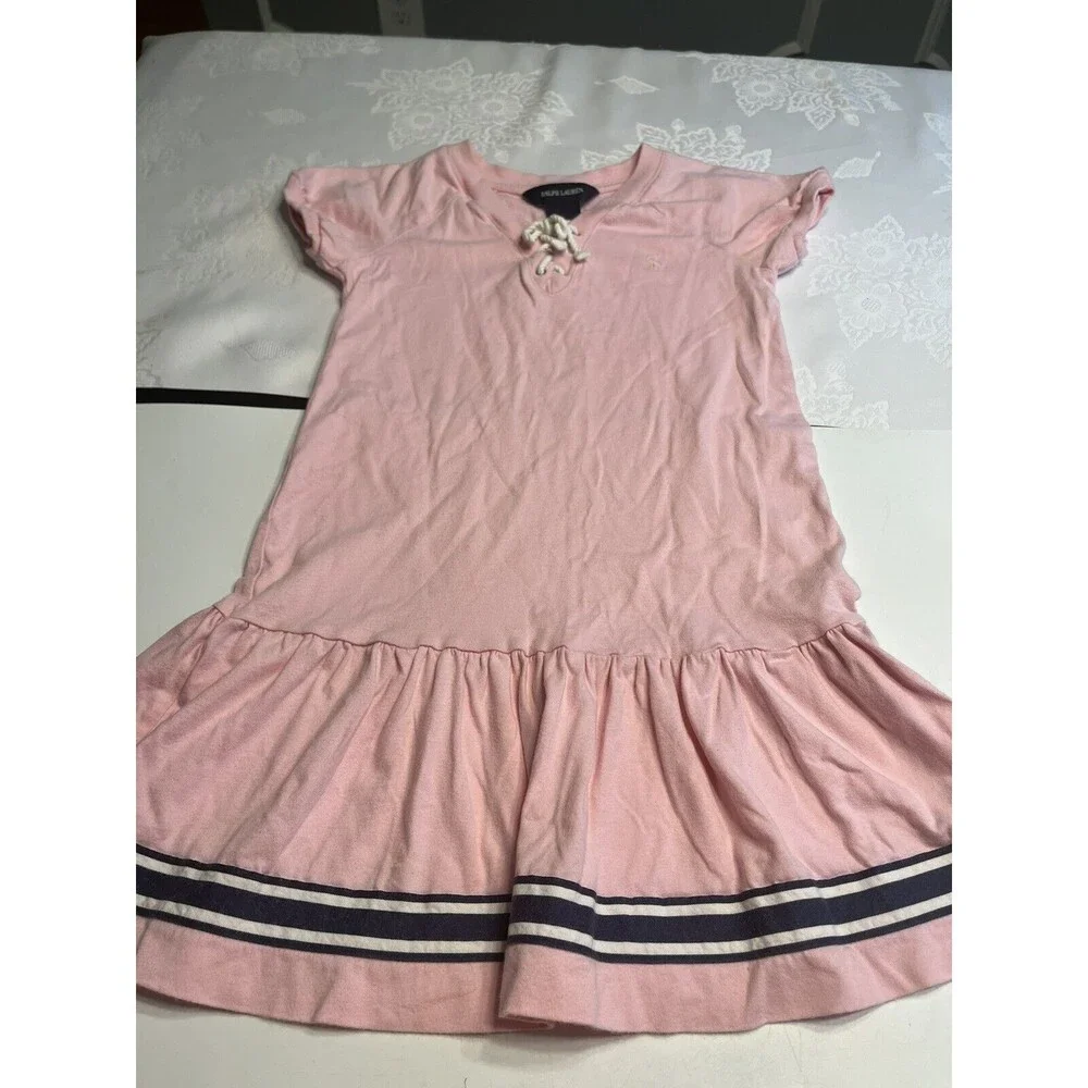 Ralph Lauren Pink Polo Style Dress Sz 5